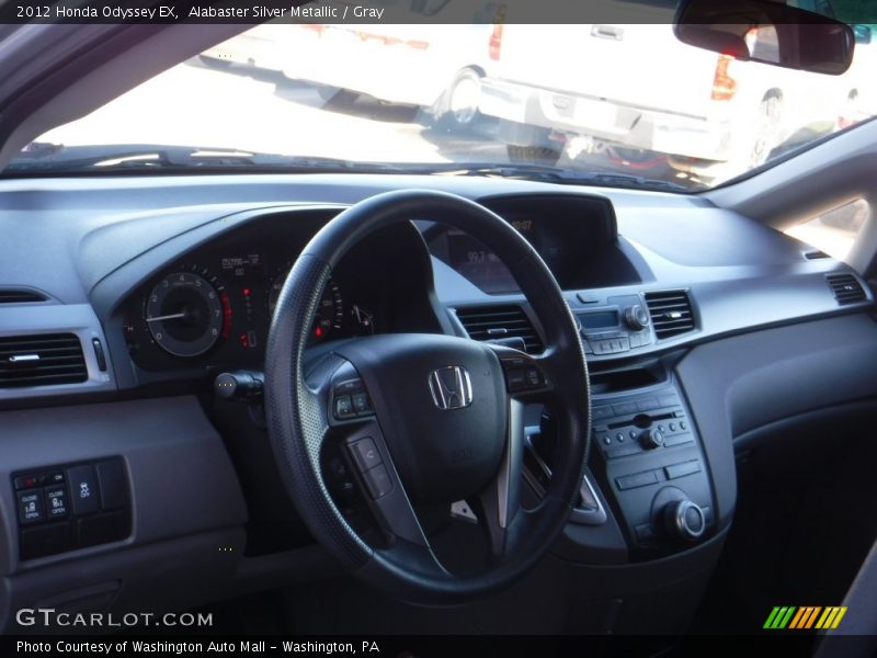 Alabaster Silver Metallic / Gray 2012 Honda Odyssey EX
