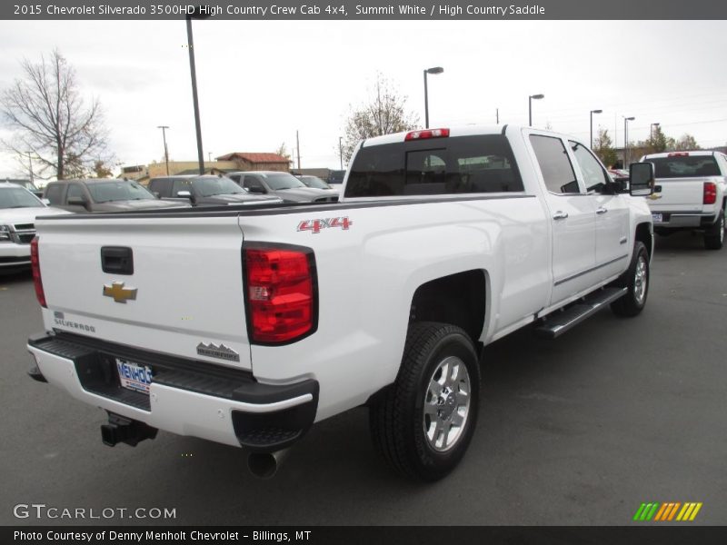 Summit White / High Country Saddle 2015 Chevrolet Silverado 3500HD High Country Crew Cab 4x4