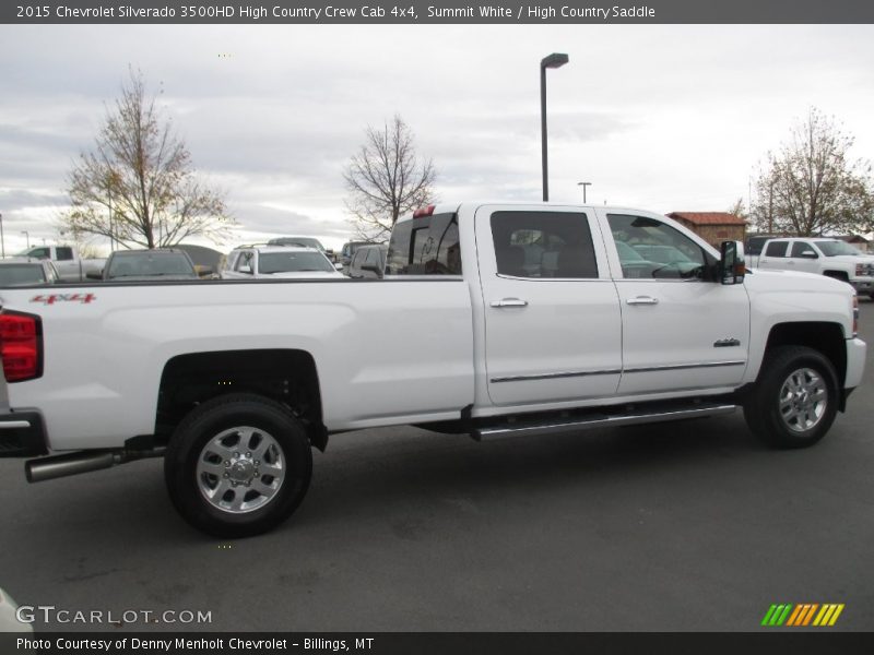 Summit White / High Country Saddle 2015 Chevrolet Silverado 3500HD High Country Crew Cab 4x4
