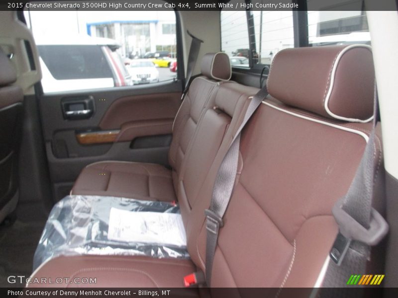 Summit White / High Country Saddle 2015 Chevrolet Silverado 3500HD High Country Crew Cab 4x4