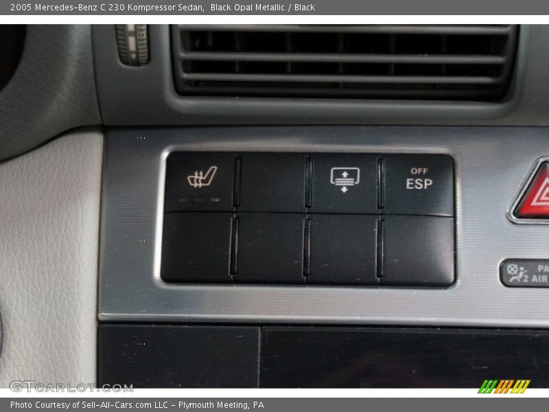 Black Opal Metallic / Black 2005 Mercedes-Benz C 230 Kompressor Sedan