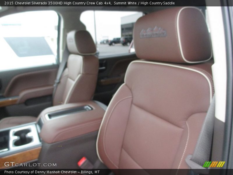 Summit White / High Country Saddle 2015 Chevrolet Silverado 3500HD High Country Crew Cab 4x4