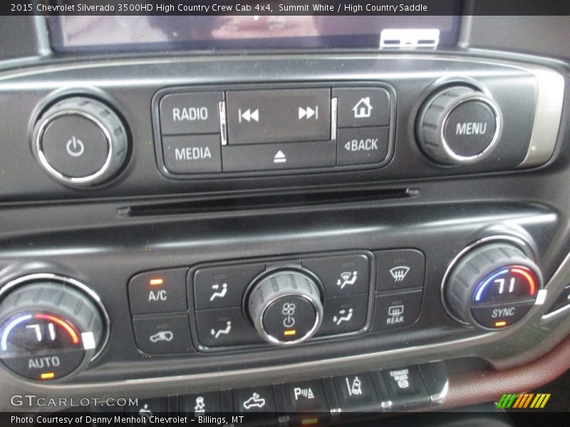 Summit White / High Country Saddle 2015 Chevrolet Silverado 3500HD High Country Crew Cab 4x4