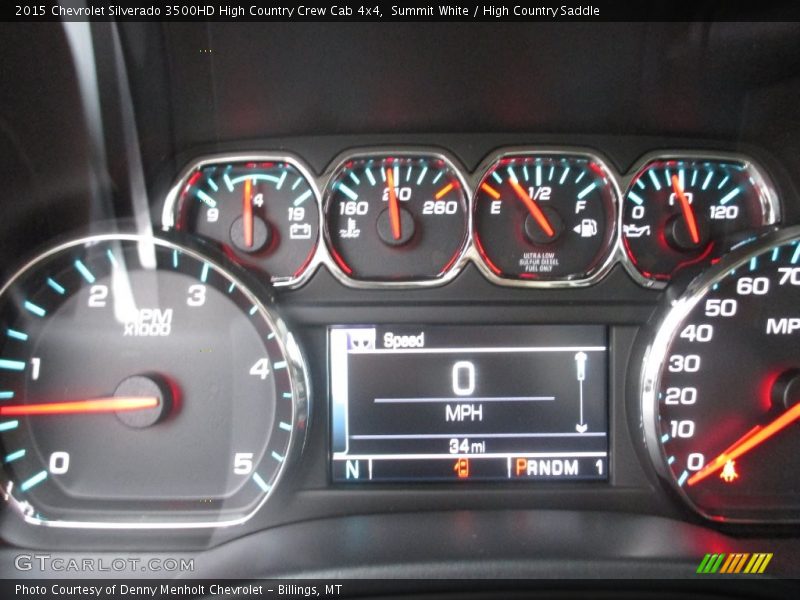 Summit White / High Country Saddle 2015 Chevrolet Silverado 3500HD High Country Crew Cab 4x4