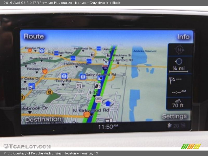 Navigation of 2016 Q3 2.0 TSFI Premium Plus quattro