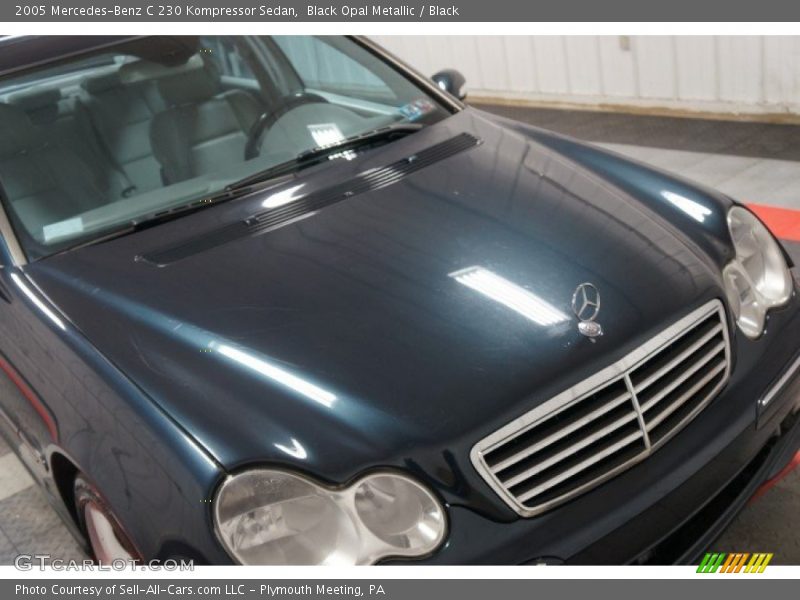 Black Opal Metallic / Black 2005 Mercedes-Benz C 230 Kompressor Sedan