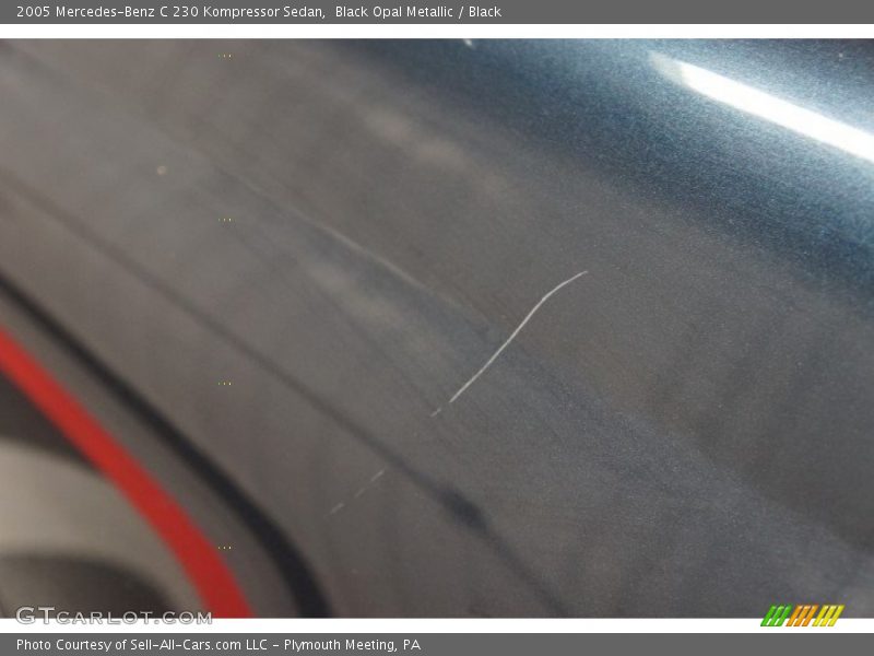 Black Opal Metallic / Black 2005 Mercedes-Benz C 230 Kompressor Sedan