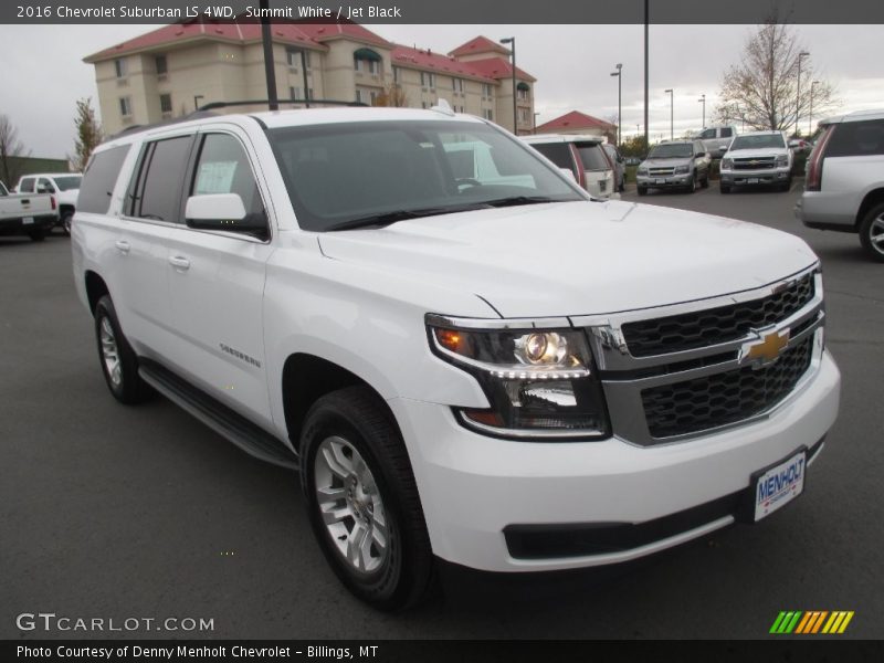 Summit White / Jet Black 2016 Chevrolet Suburban LS 4WD