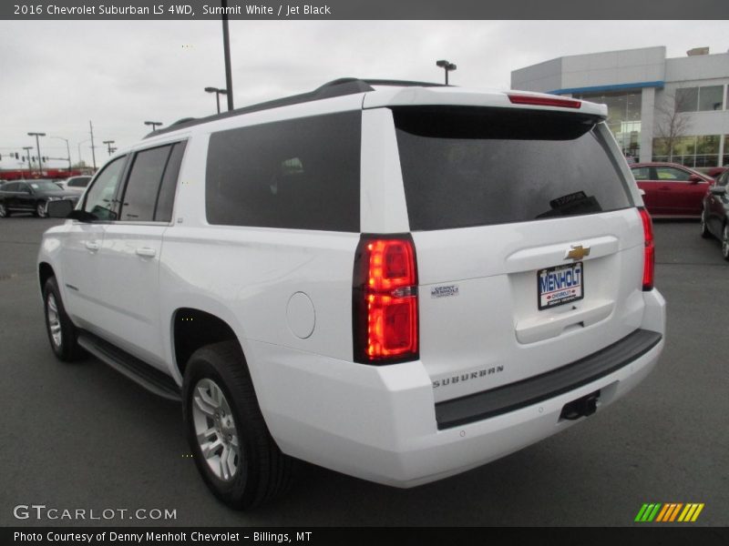 Summit White / Jet Black 2016 Chevrolet Suburban LS 4WD