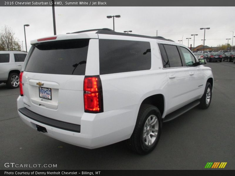 Summit White / Jet Black 2016 Chevrolet Suburban LS 4WD