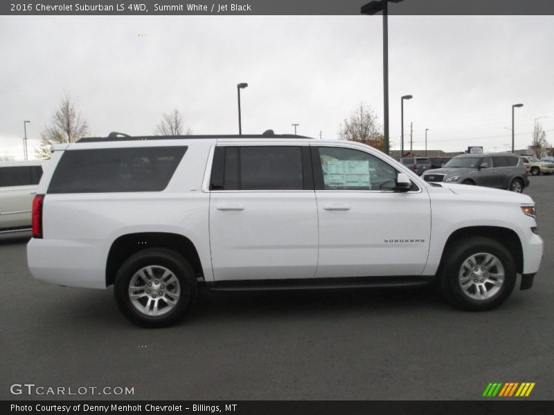 Summit White / Jet Black 2016 Chevrolet Suburban LS 4WD