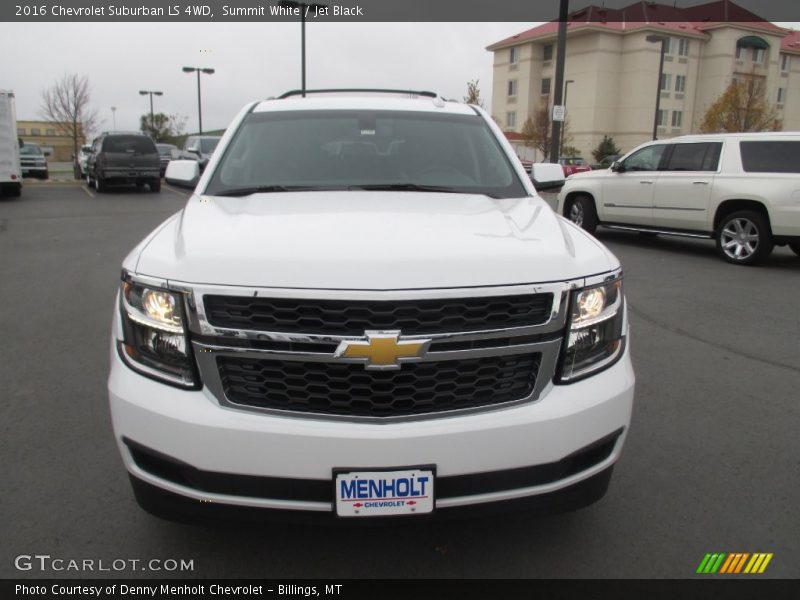 Summit White / Jet Black 2016 Chevrolet Suburban LS 4WD