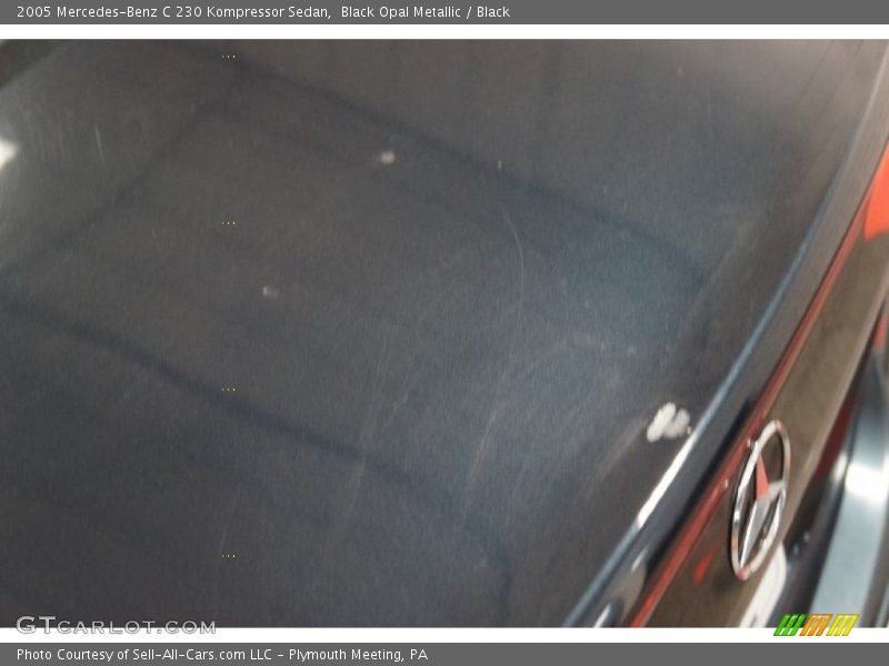Black Opal Metallic / Black 2005 Mercedes-Benz C 230 Kompressor Sedan