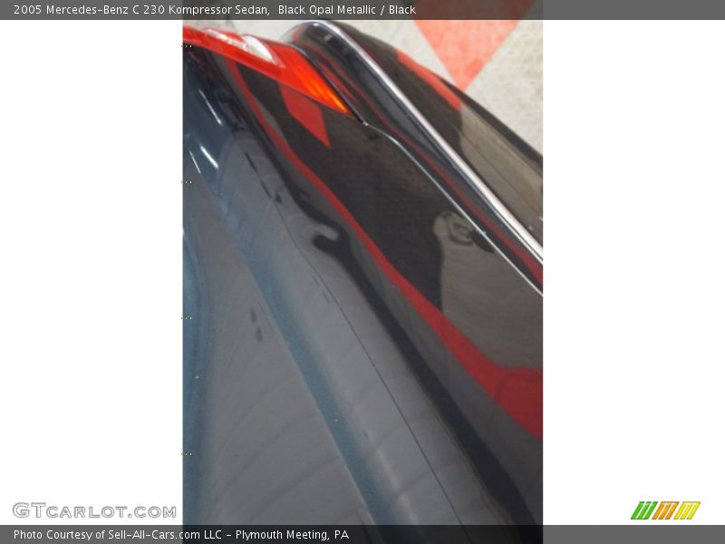 Black Opal Metallic / Black 2005 Mercedes-Benz C 230 Kompressor Sedan