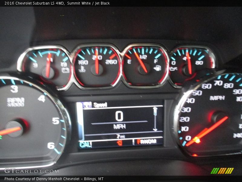 Summit White / Jet Black 2016 Chevrolet Suburban LS 4WD