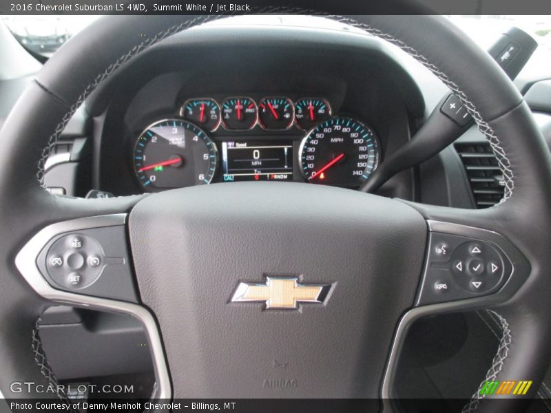 Summit White / Jet Black 2016 Chevrolet Suburban LS 4WD