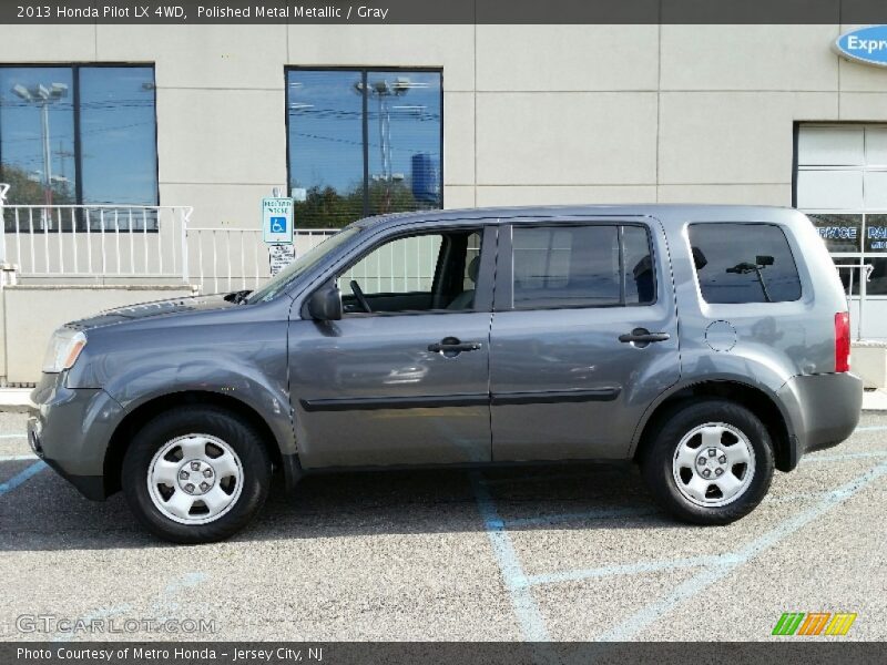 Polished Metal Metallic / Gray 2013 Honda Pilot LX 4WD