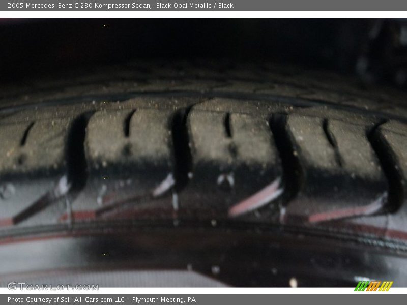 Black Opal Metallic / Black 2005 Mercedes-Benz C 230 Kompressor Sedan