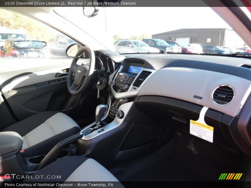 Red Hot / Jet Black/Medium Titanium 2016 Chevrolet Cruze Limited LS
