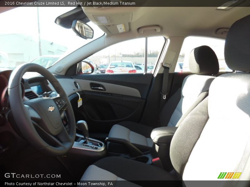 Red Hot / Jet Black/Medium Titanium 2016 Chevrolet Cruze Limited LS