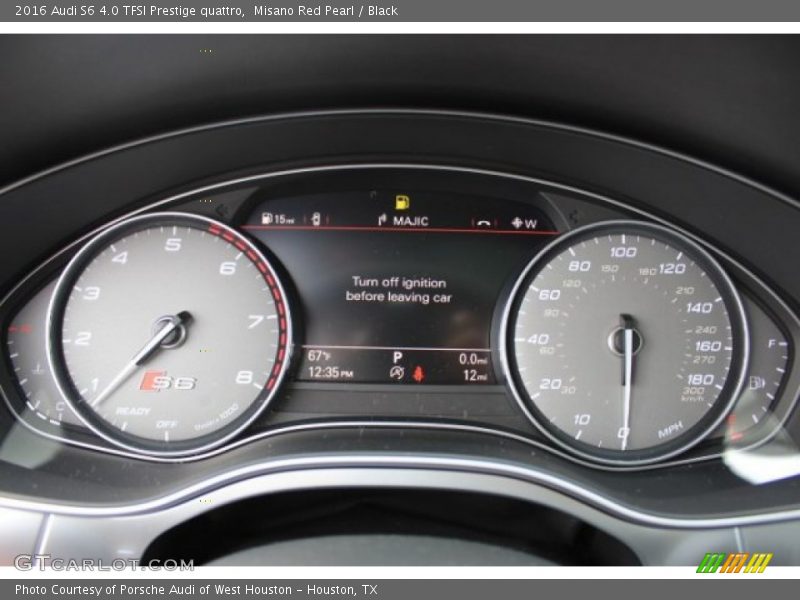  2016 S6 4.0 TFSI Prestige quattro 4.0 TFSI Prestige quattro Gauges