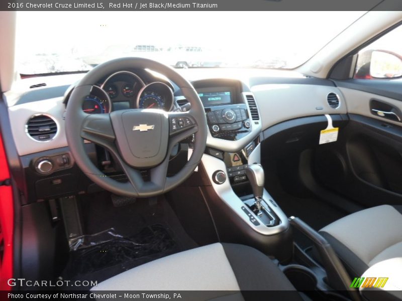 Red Hot / Jet Black/Medium Titanium 2016 Chevrolet Cruze Limited LS