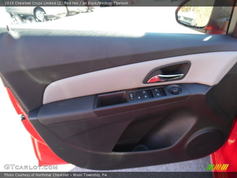 Red Hot / Jet Black/Medium Titanium 2016 Chevrolet Cruze Limited LS