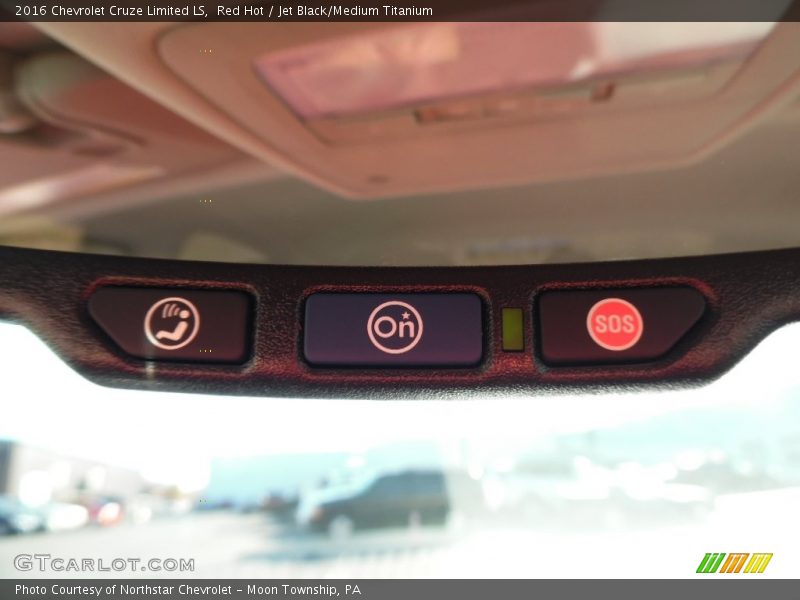 Red Hot / Jet Black/Medium Titanium 2016 Chevrolet Cruze Limited LS