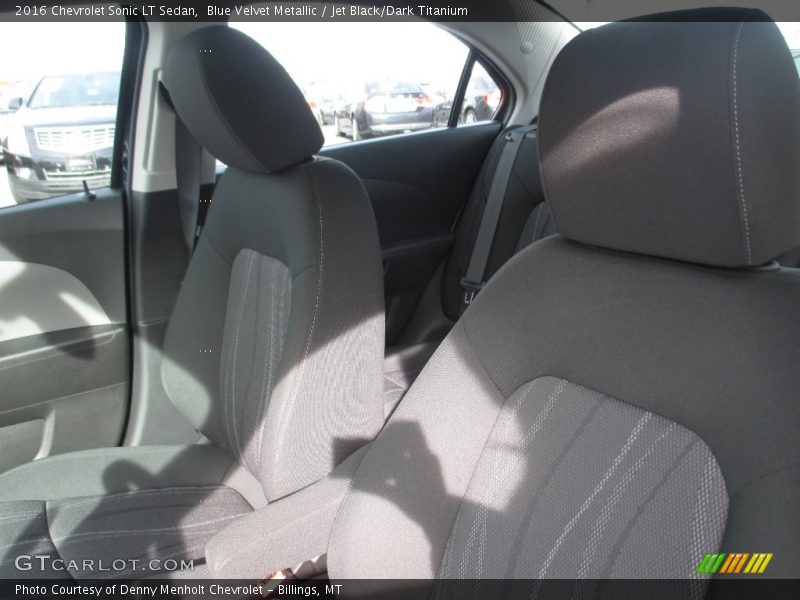 Blue Velvet Metallic / Jet Black/Dark Titanium 2016 Chevrolet Sonic LT Sedan