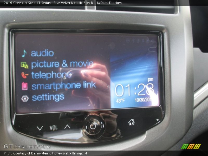 Blue Velvet Metallic / Jet Black/Dark Titanium 2016 Chevrolet Sonic LT Sedan