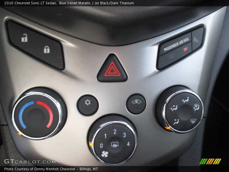 Blue Velvet Metallic / Jet Black/Dark Titanium 2016 Chevrolet Sonic LT Sedan