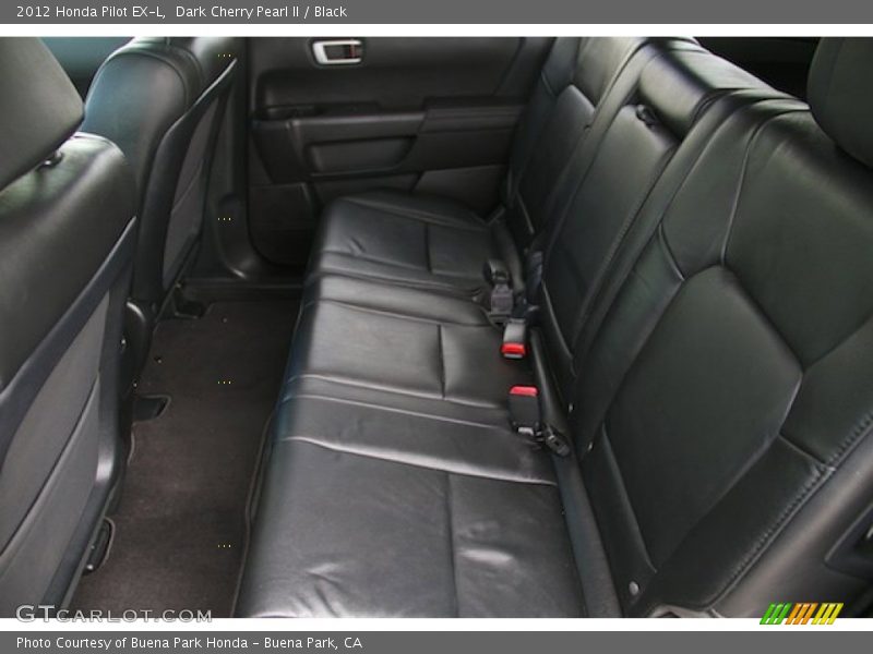 Dark Cherry Pearl II / Black 2012 Honda Pilot EX-L