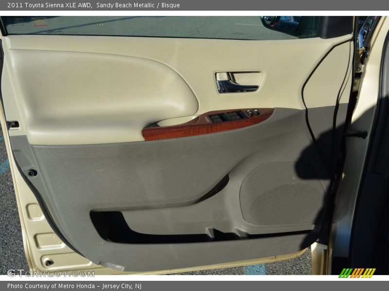 Sandy Beach Metallic / Bisque 2011 Toyota Sienna XLE AWD