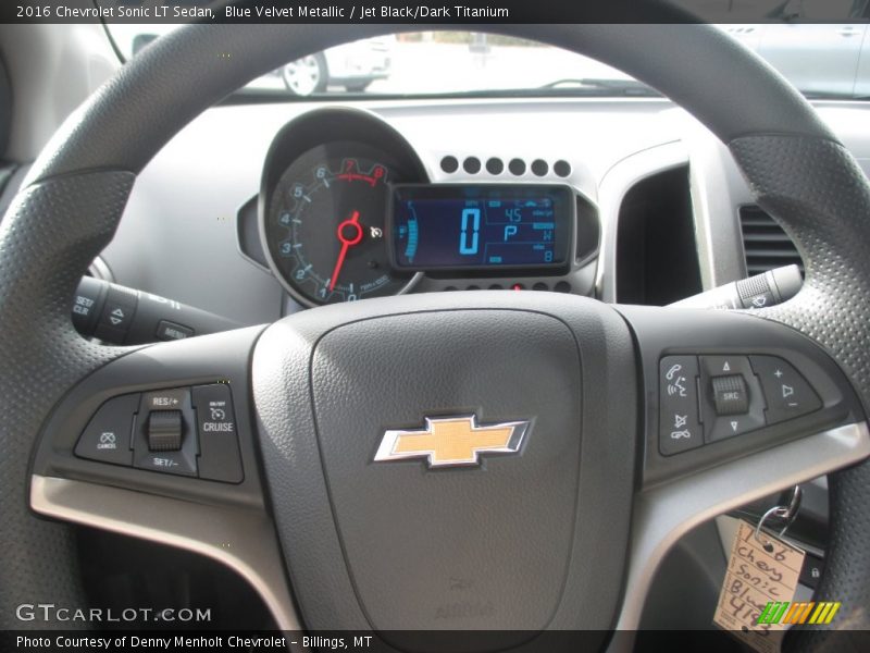 Blue Velvet Metallic / Jet Black/Dark Titanium 2016 Chevrolet Sonic LT Sedan