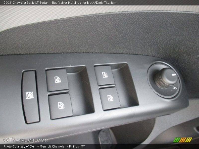 Blue Velvet Metallic / Jet Black/Dark Titanium 2016 Chevrolet Sonic LT Sedan