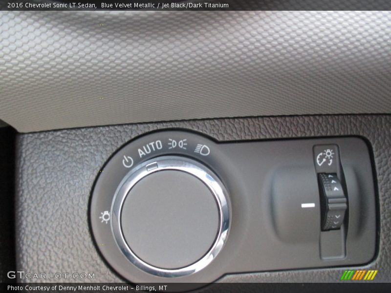 Blue Velvet Metallic / Jet Black/Dark Titanium 2016 Chevrolet Sonic LT Sedan