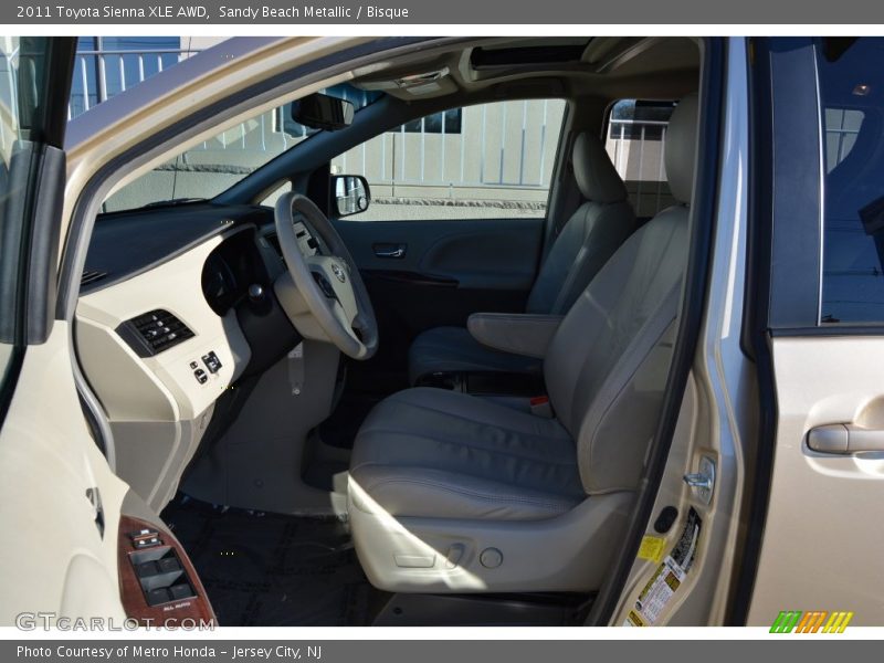 Sandy Beach Metallic / Bisque 2011 Toyota Sienna XLE AWD