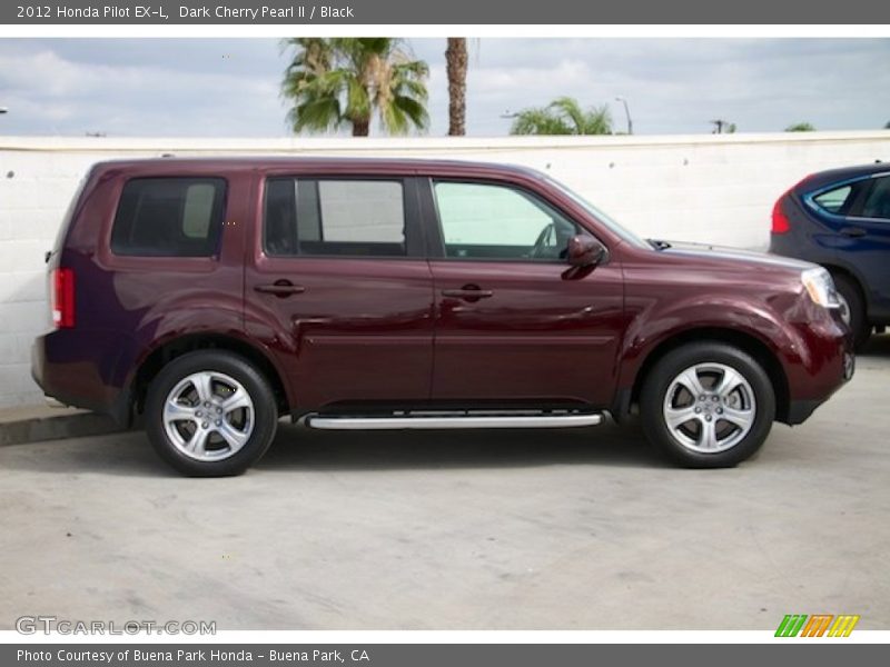 Dark Cherry Pearl II / Black 2012 Honda Pilot EX-L