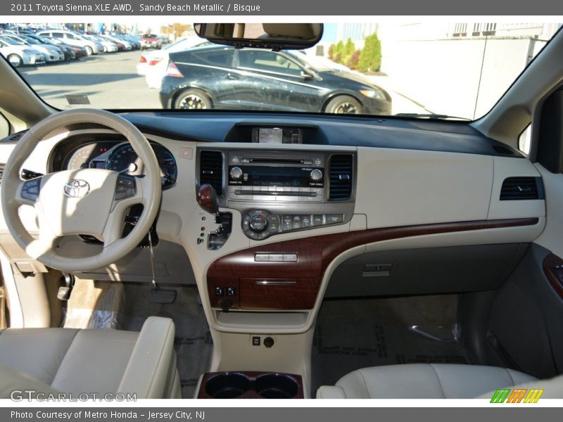 Sandy Beach Metallic / Bisque 2011 Toyota Sienna XLE AWD