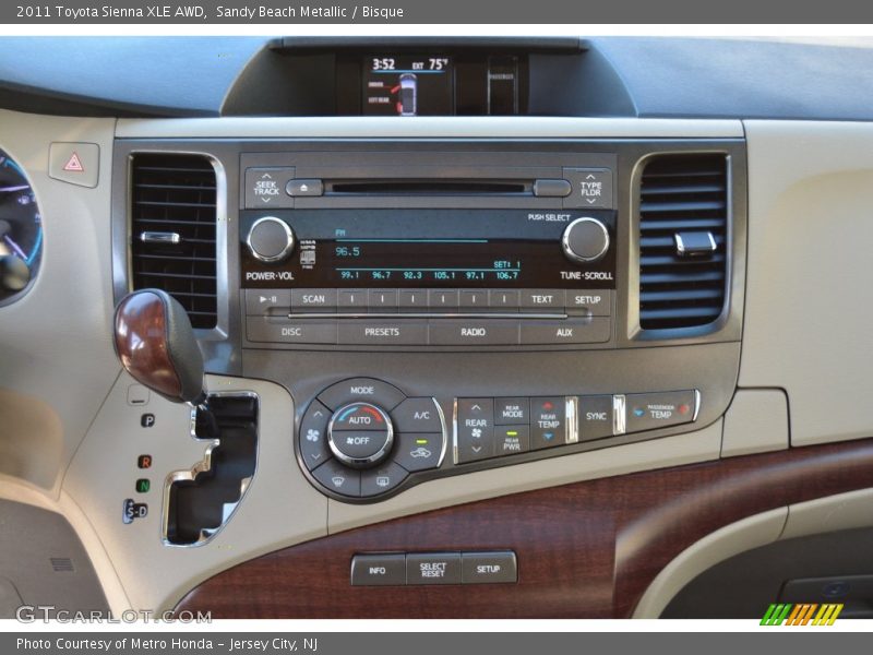 Sandy Beach Metallic / Bisque 2011 Toyota Sienna XLE AWD