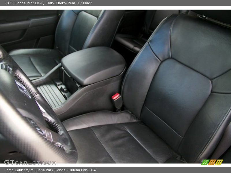 Dark Cherry Pearl II / Black 2012 Honda Pilot EX-L