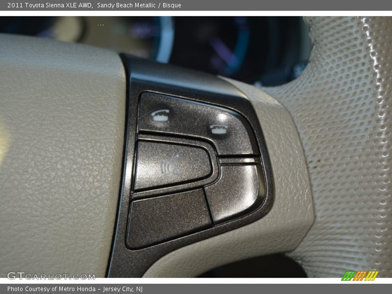 Sandy Beach Metallic / Bisque 2011 Toyota Sienna XLE AWD