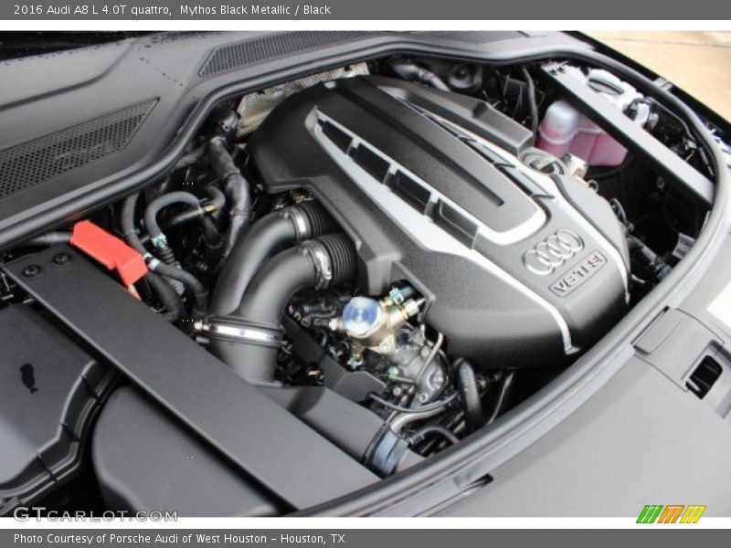  2016 A8 L 4.0T quattro Engine - 4.0 Liter Turbocharged FSI DOHC 32-Valve VVT V8