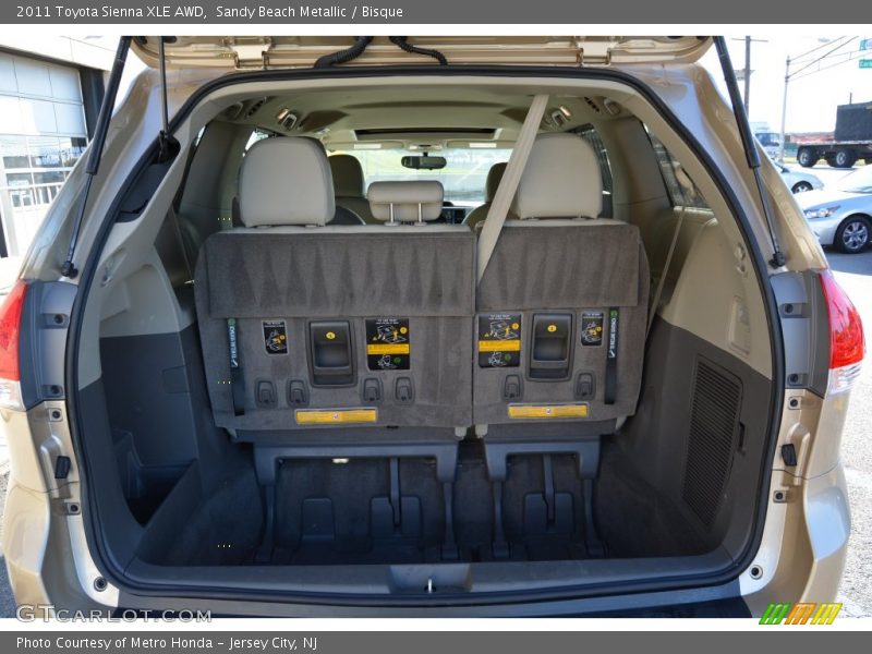 Sandy Beach Metallic / Bisque 2011 Toyota Sienna XLE AWD