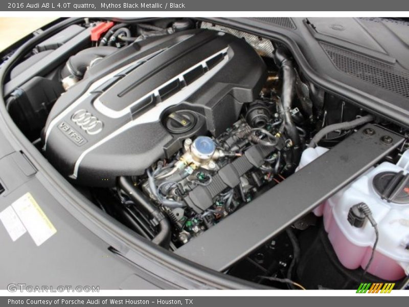  2016 A8 L 4.0T quattro Engine - 4.0 Liter Turbocharged FSI DOHC 32-Valve VVT V8