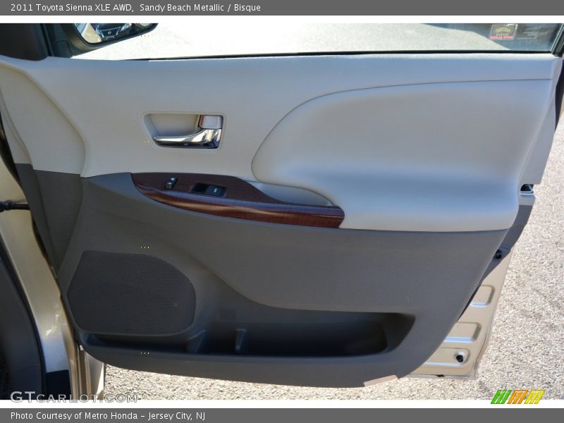 Sandy Beach Metallic / Bisque 2011 Toyota Sienna XLE AWD