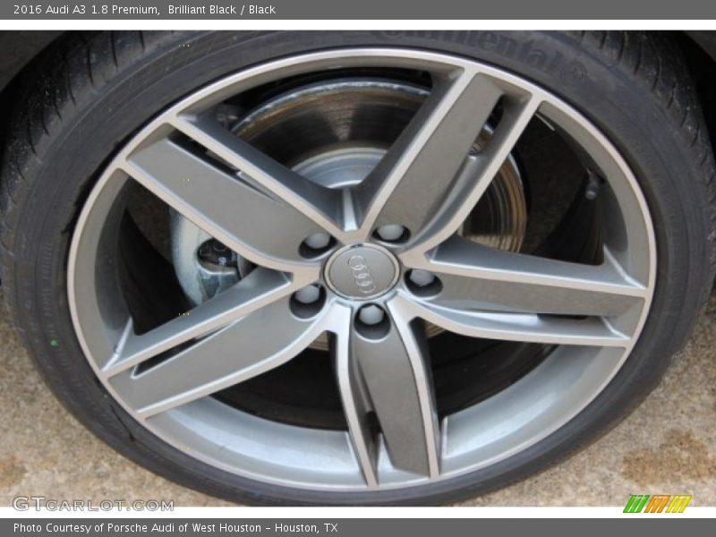 Brilliant Black / Black 2016 Audi A3 1.8 Premium