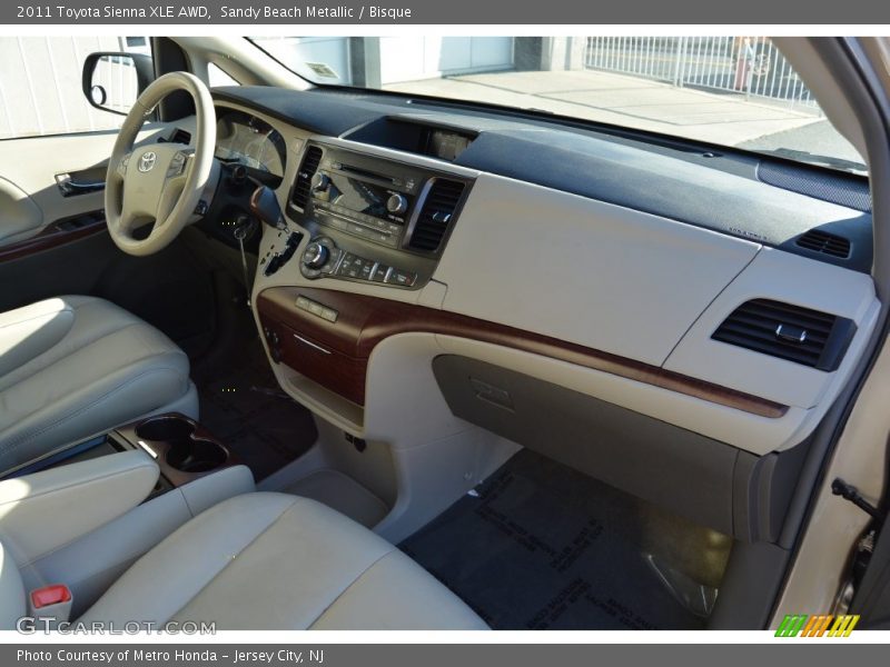 Sandy Beach Metallic / Bisque 2011 Toyota Sienna XLE AWD