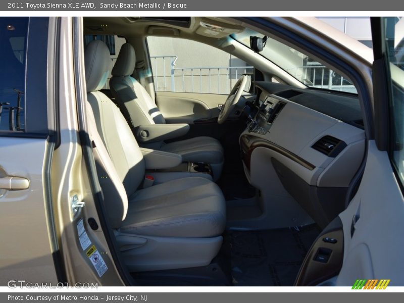 Sandy Beach Metallic / Bisque 2011 Toyota Sienna XLE AWD