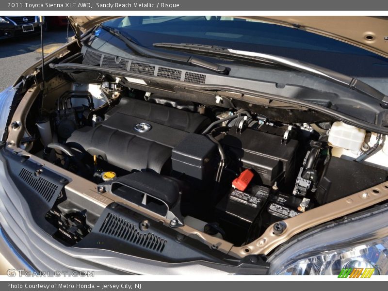 Sandy Beach Metallic / Bisque 2011 Toyota Sienna XLE AWD